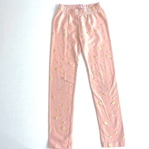 Gap Kids Everyday Leggings With Gold Dots, Size XS